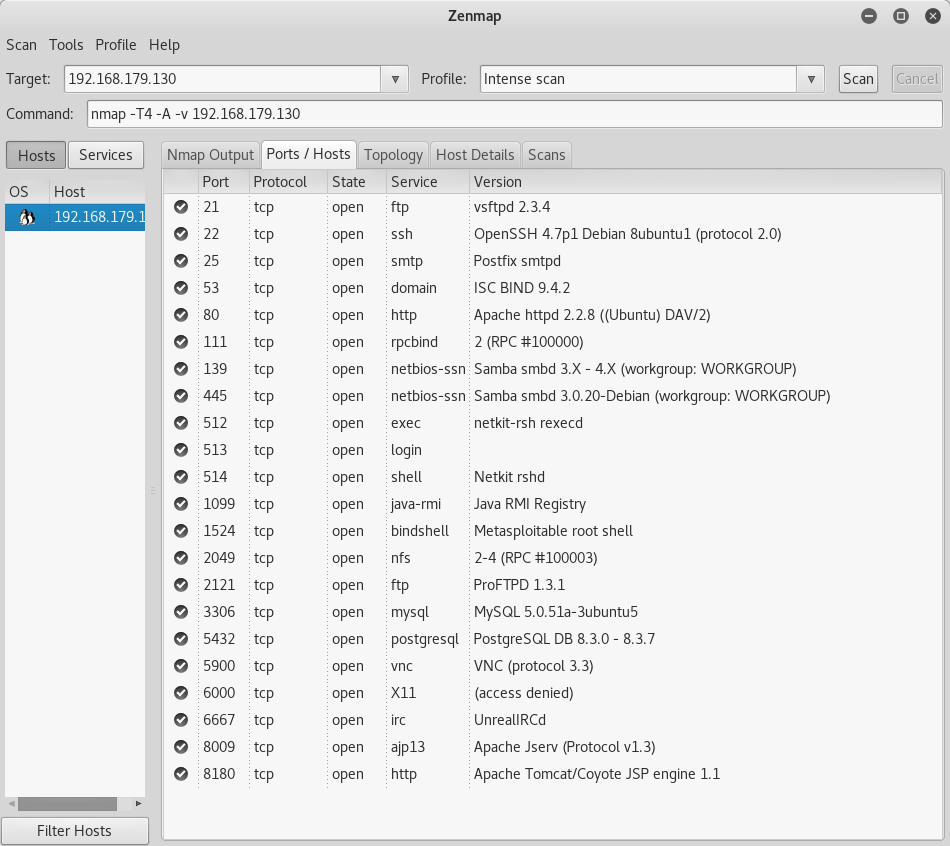 install tcpdump in metasploitable