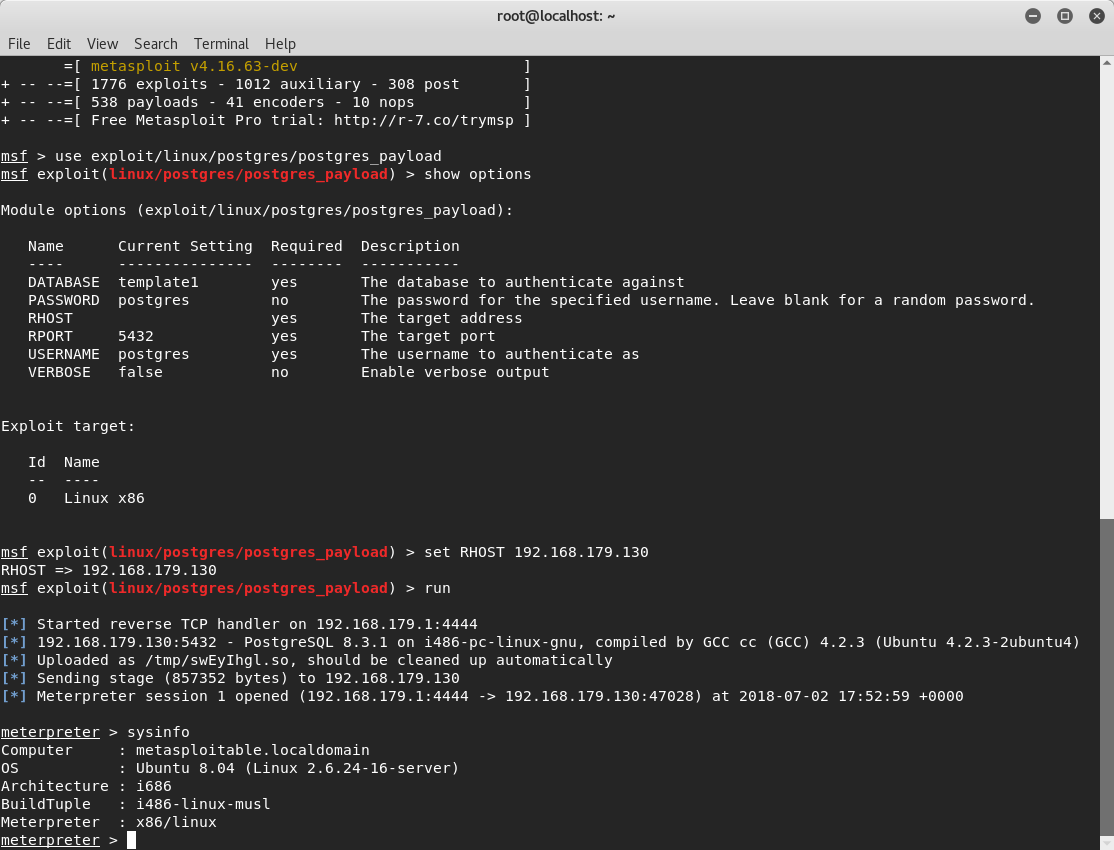 PostGres Payload